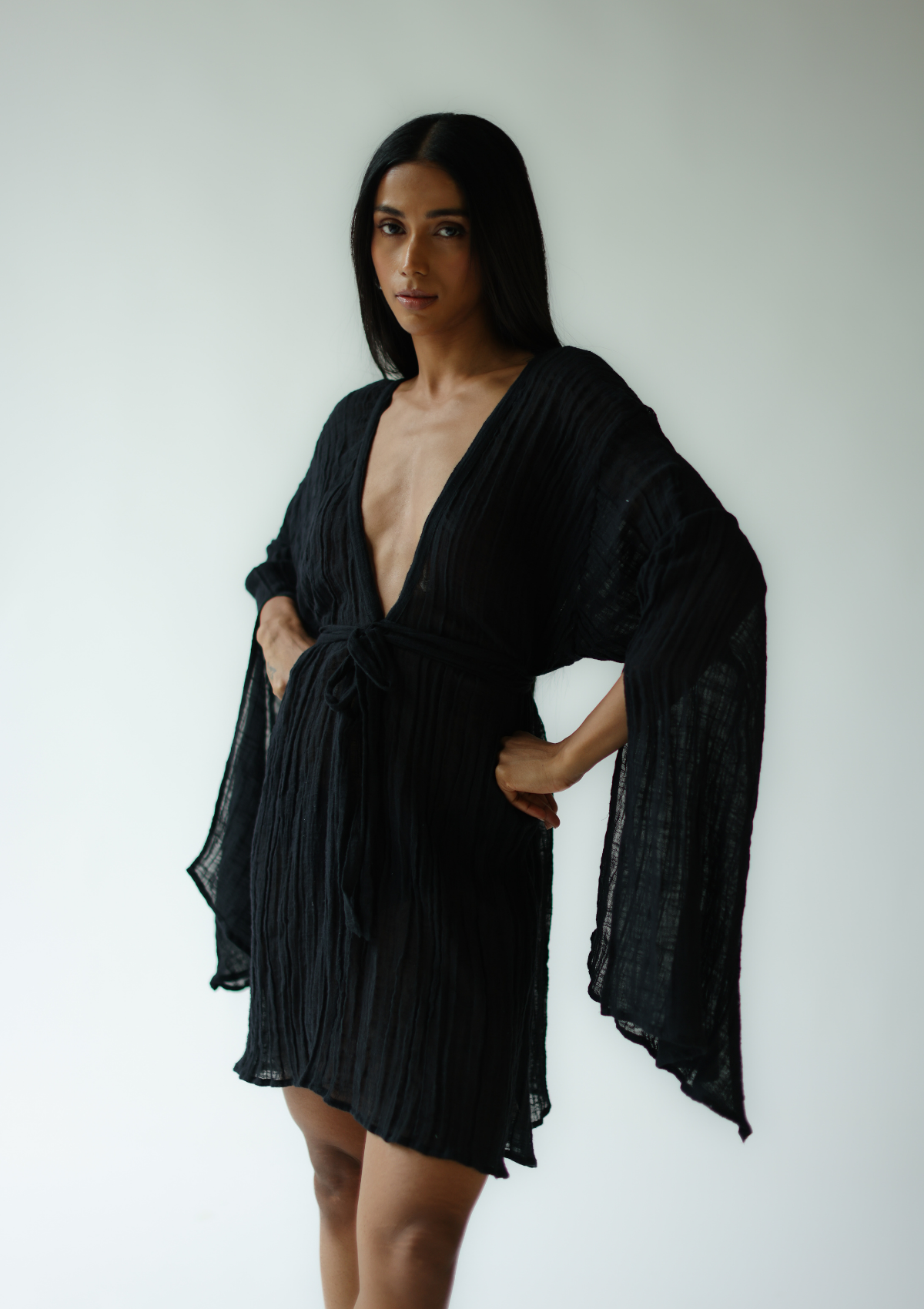 MINIVESTIDO SAYDA - NEGRO