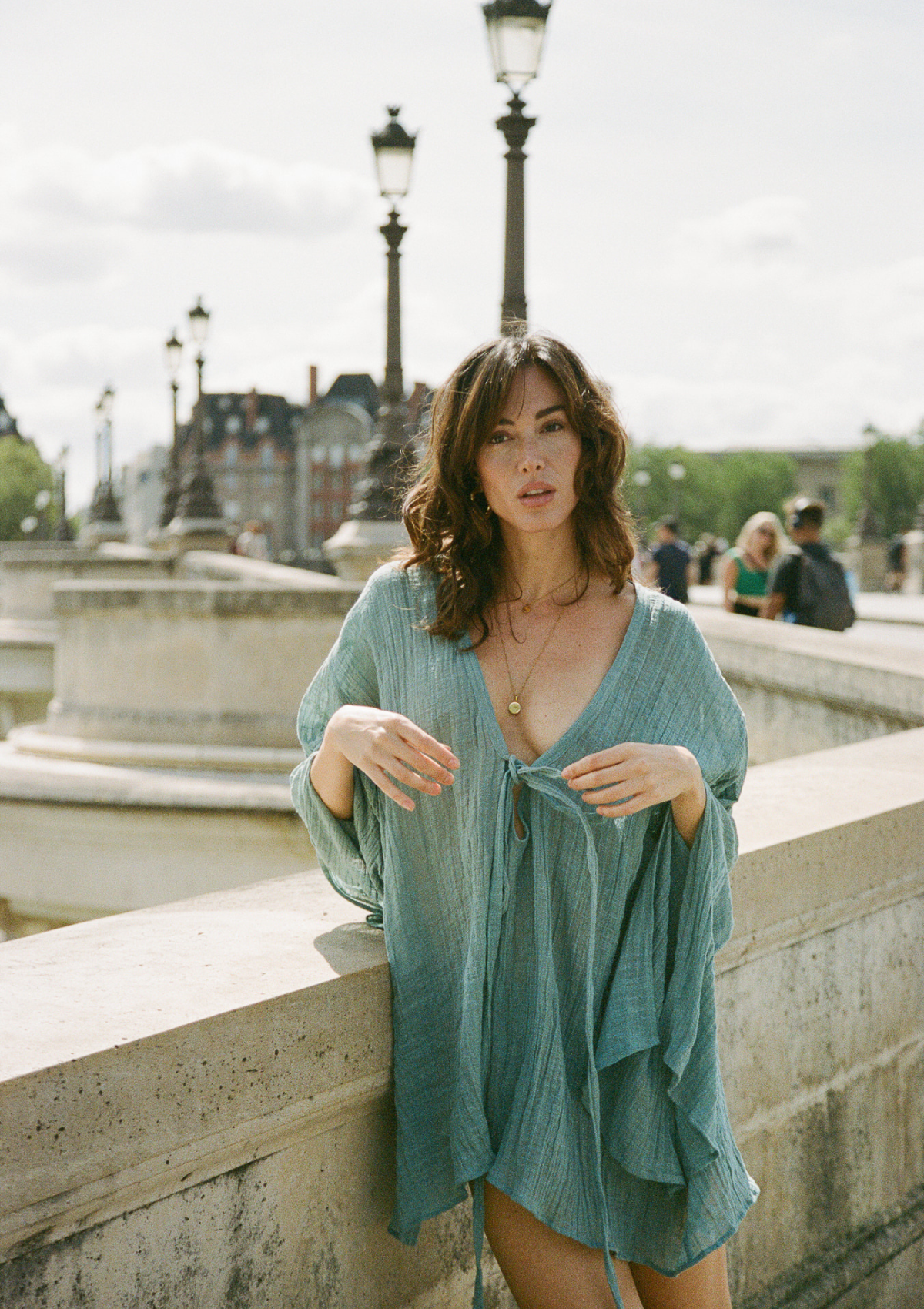 SAYDA MINIKLEID- SILBERBLAU