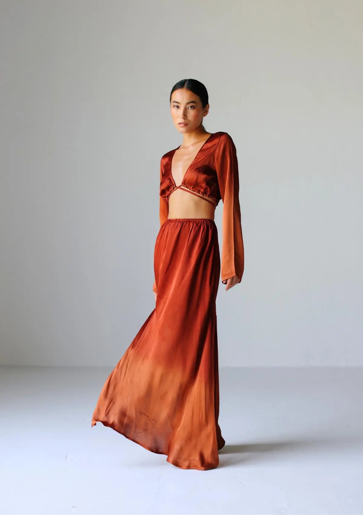 JUNIPER TIE TOP - PICANTE/ KUPFER OMBRE
