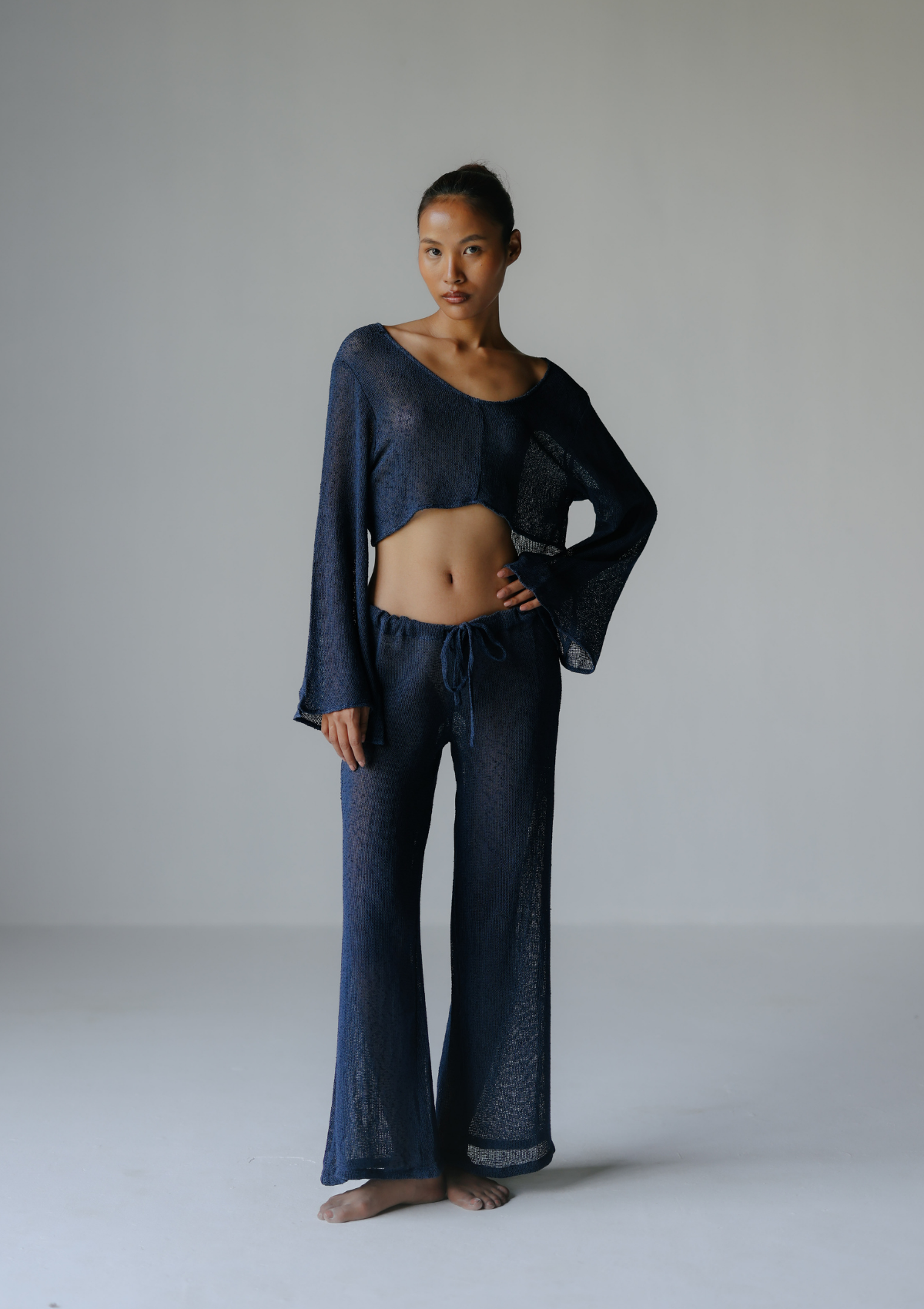 RORY TROUSERS- BLUE WING TEAL