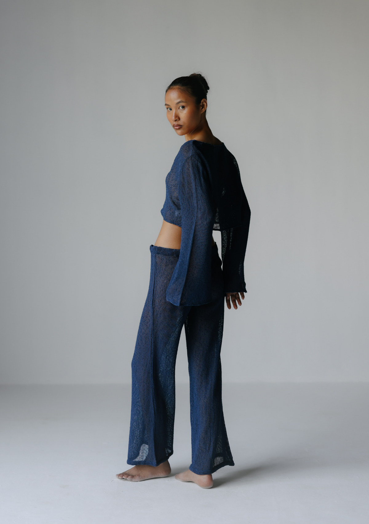 VEDA CROP TOP - BLUE WING TEAL