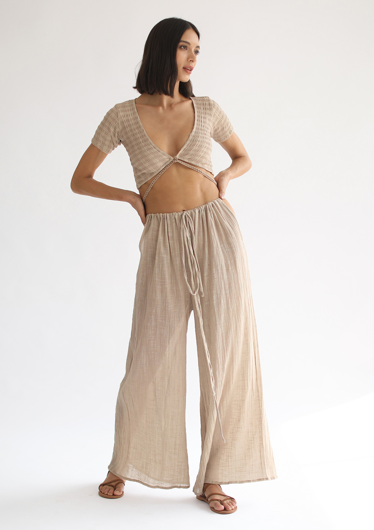 AMIRA SUSPENDERS - GRAY