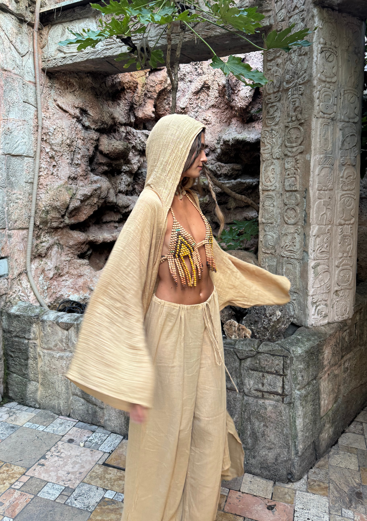 CAPA CON CAPUCHA RHEA - MANGO MOJITO