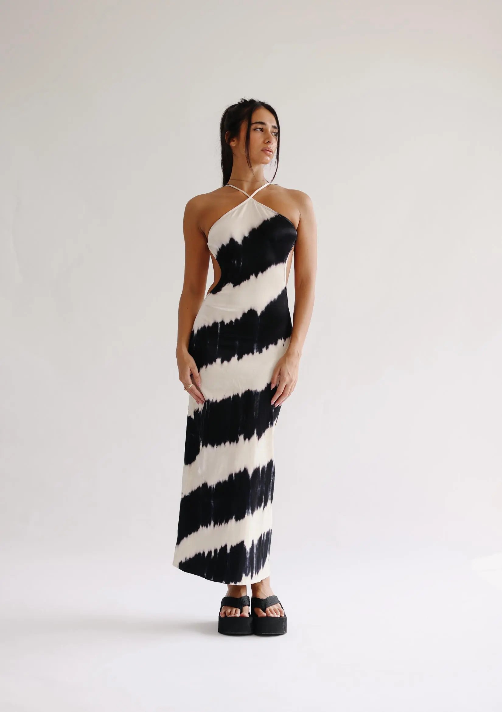 JAYLA KLEID - STREIFEN