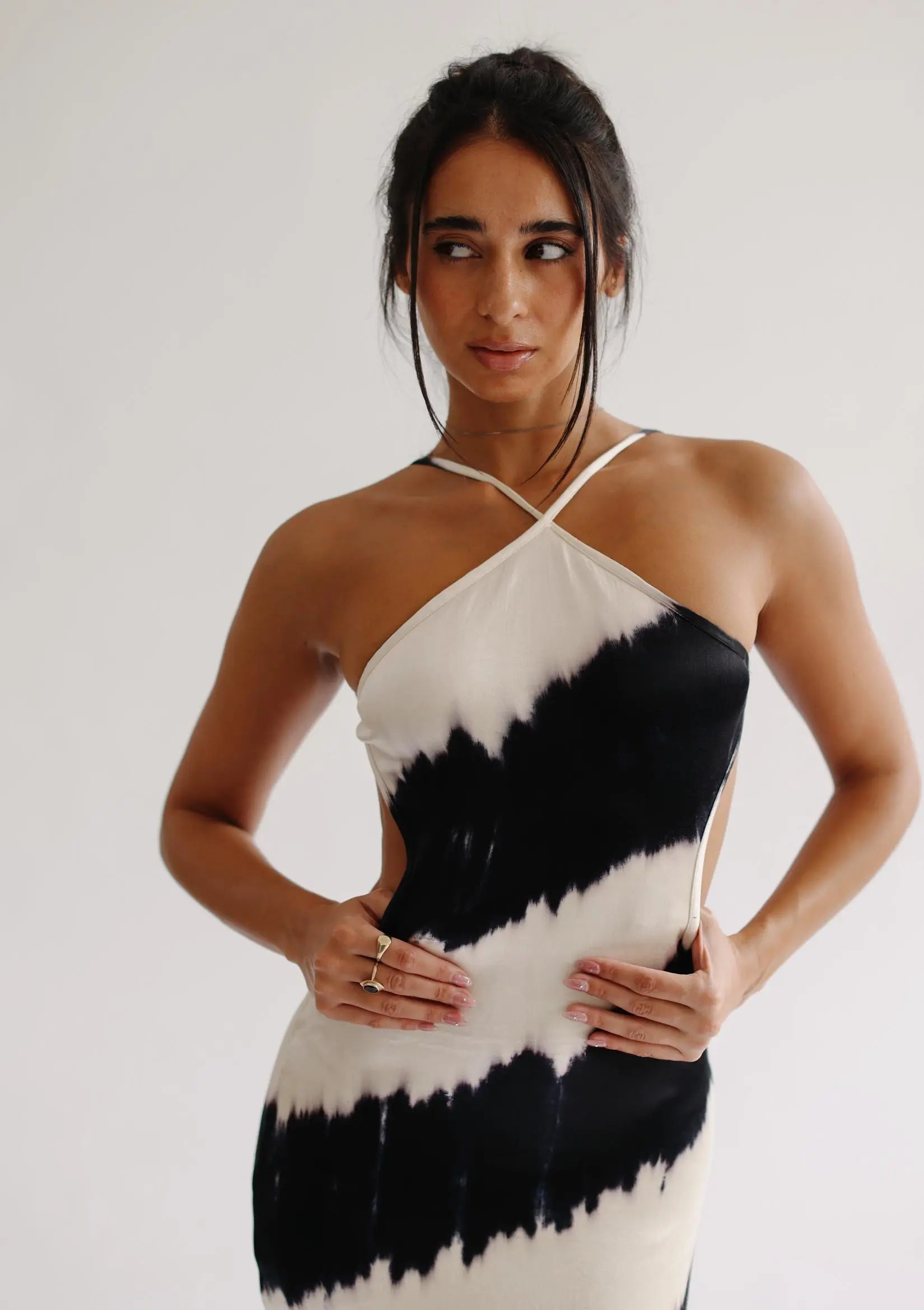 JAYLA KLEID - STREIFEN