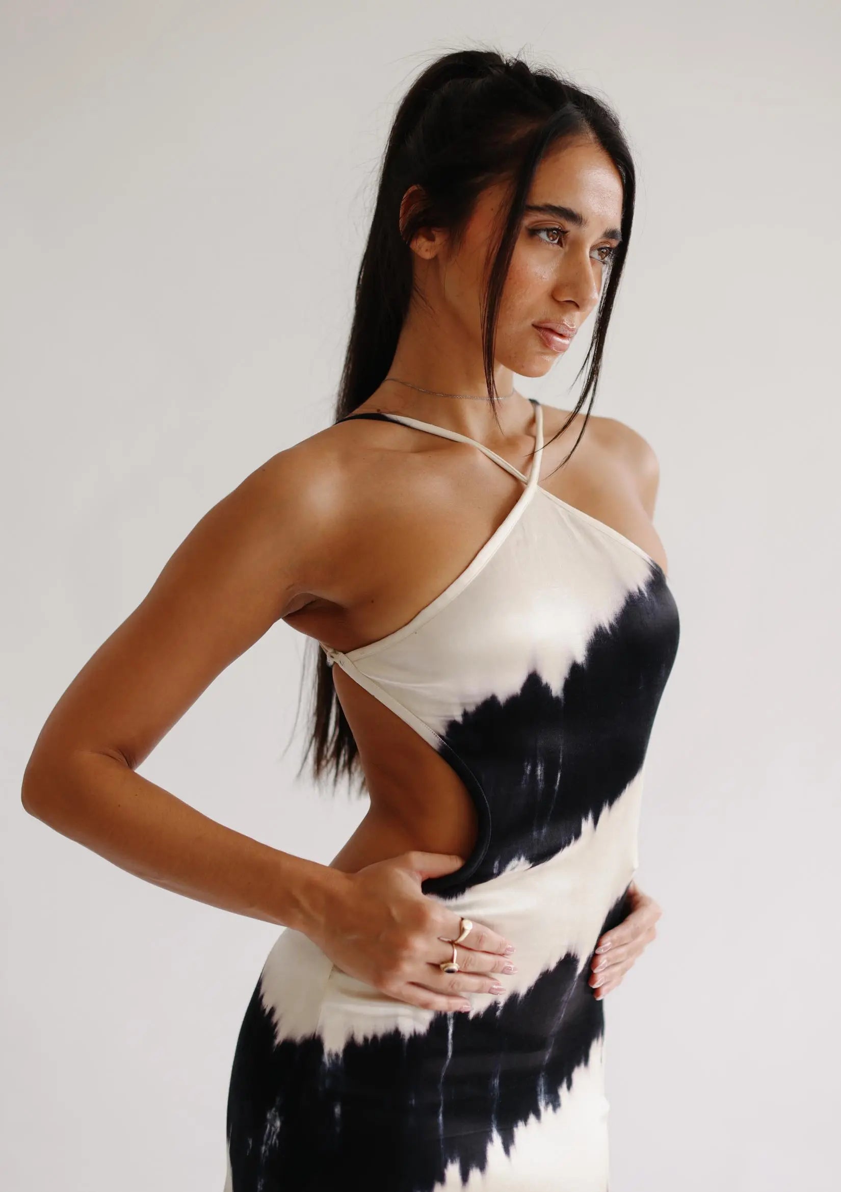 JAYLA KLEID - STREIFEN