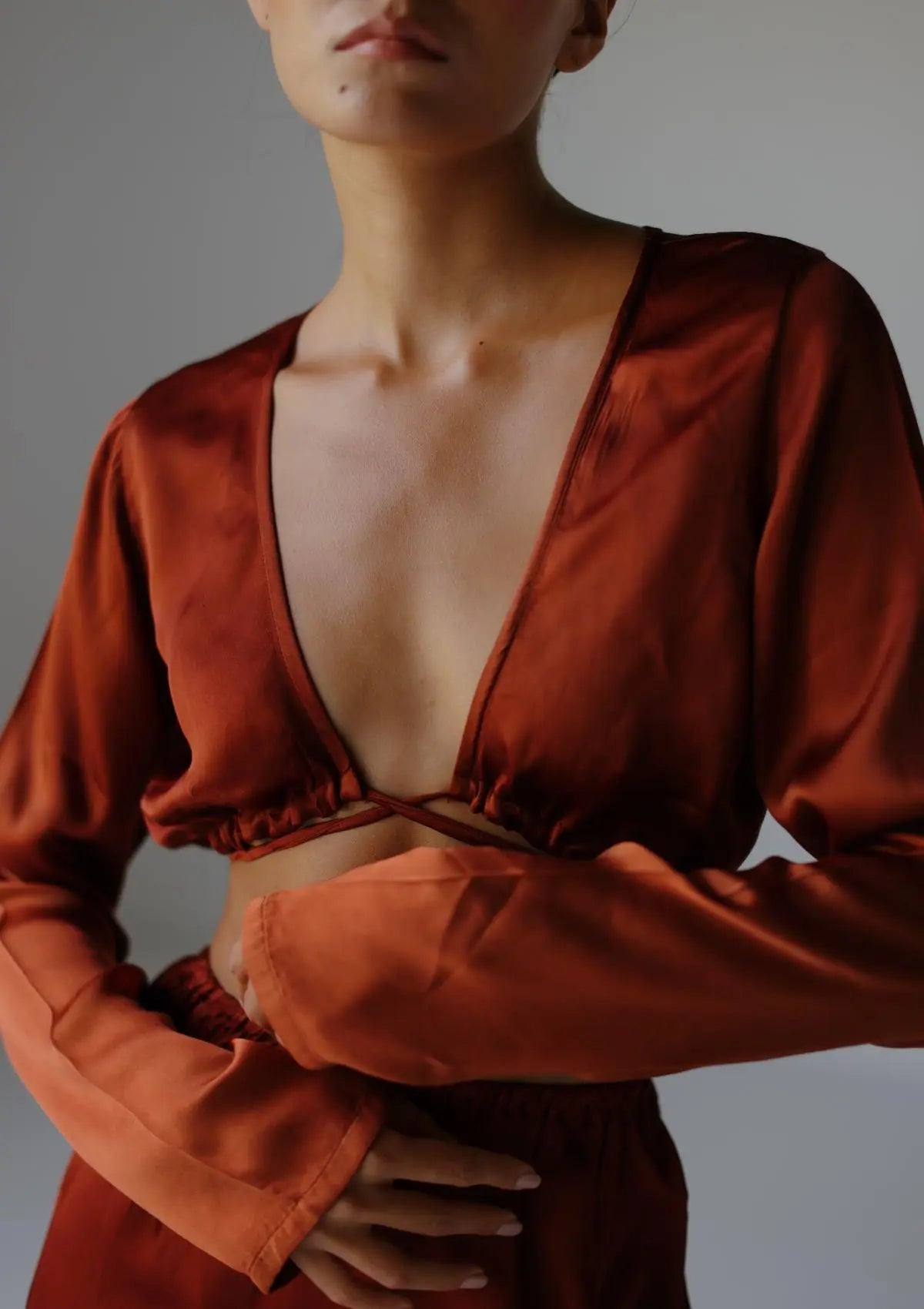 JUNIPER TIE TOP - PICANTE/ KUPFER OMBRE