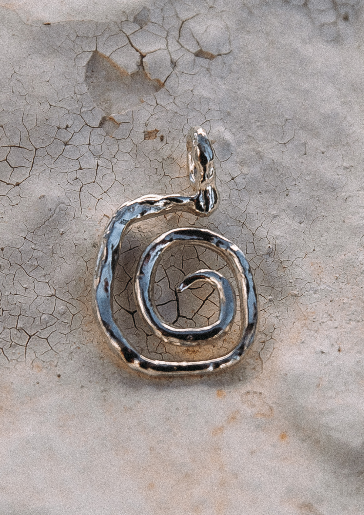 Spiral Charm - Silver