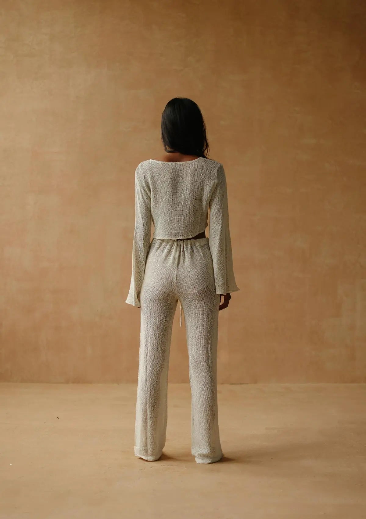 VEDA CROP TOP - NATURAL