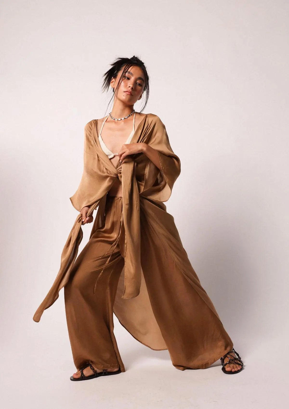 LERA HOSE - GOLDEN BROWN