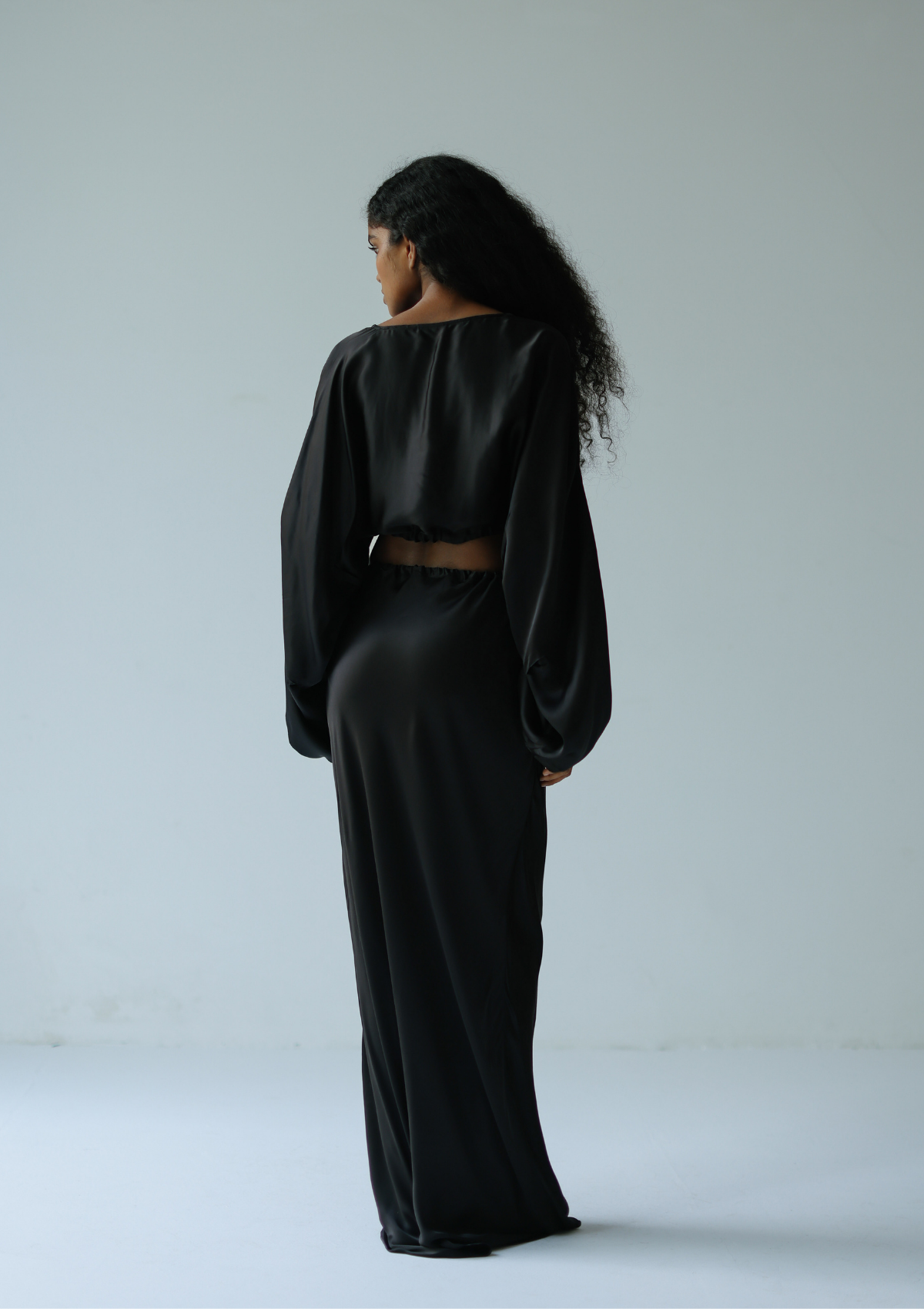 ADELE MAXI SKIRT - BLACK