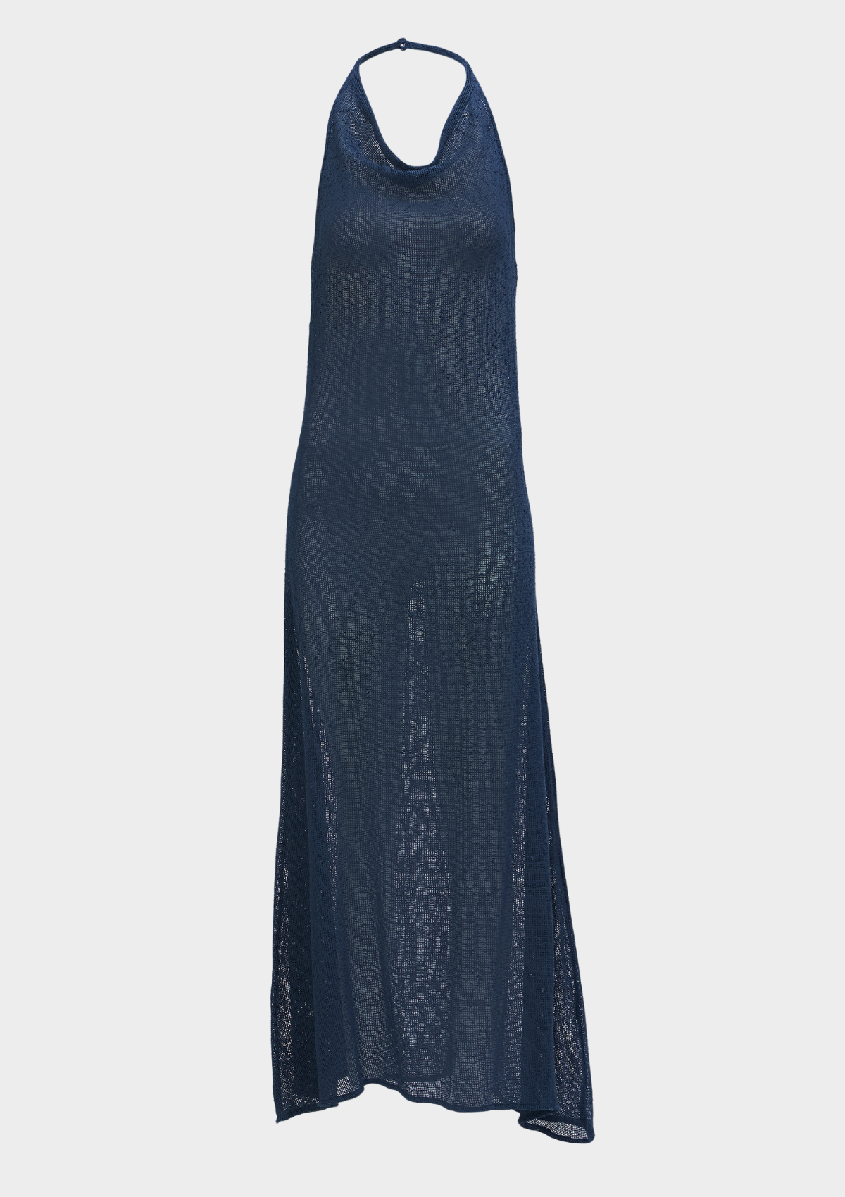 MARA HALTER DRESS- BLUE WING TEAL