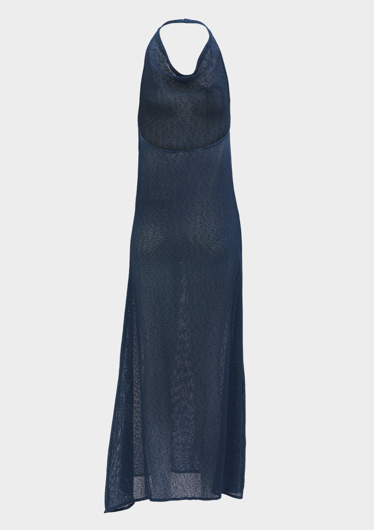 MARA HALTER DRESS- BLUE WING TEAL