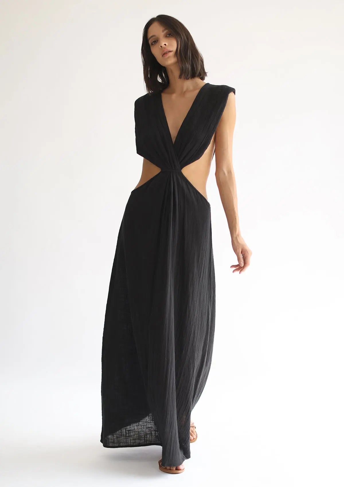 CLEO DRESS - BLACK - Studio Tia