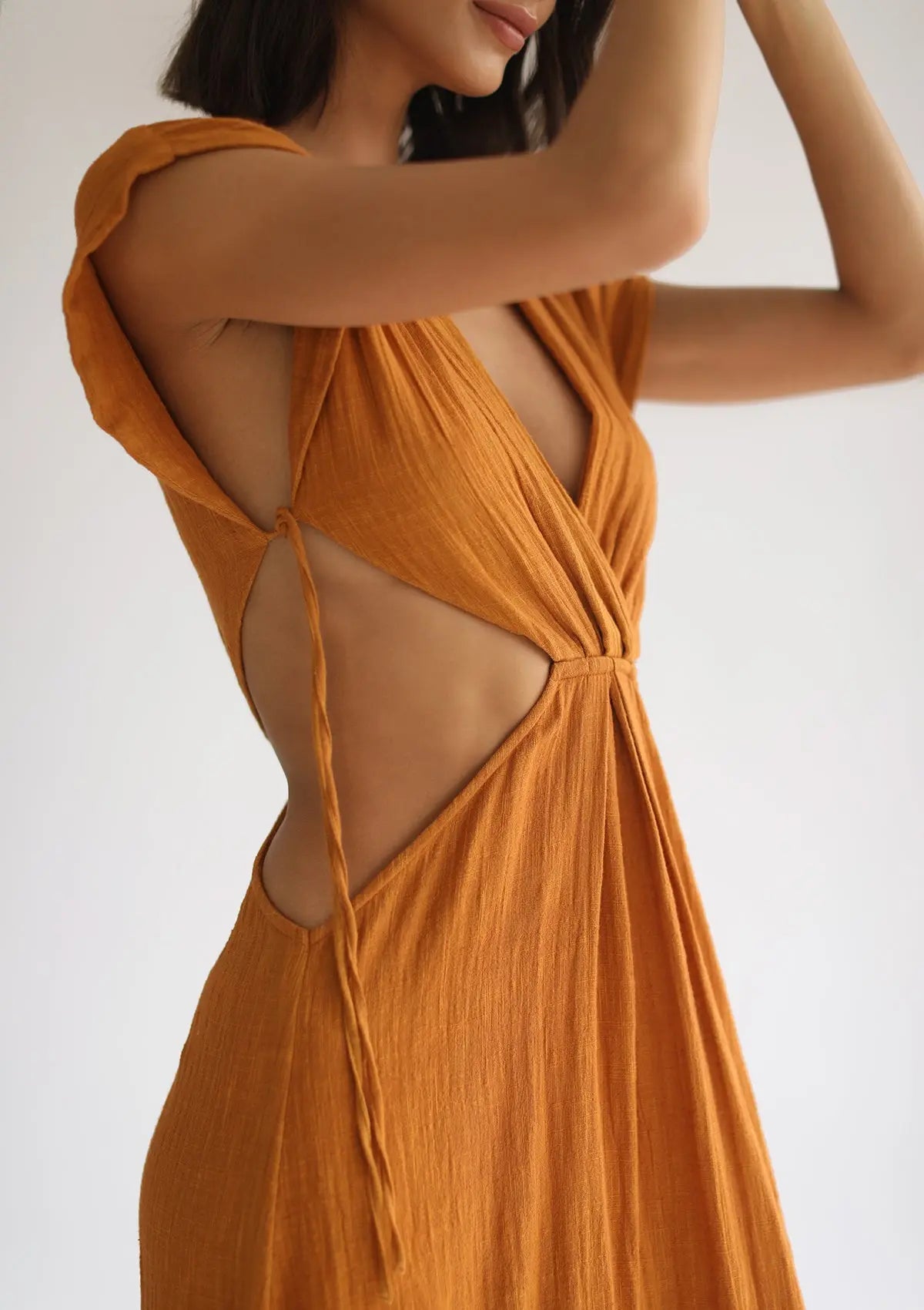 CLEO DRESS - INCA GOLD - Studio Tia