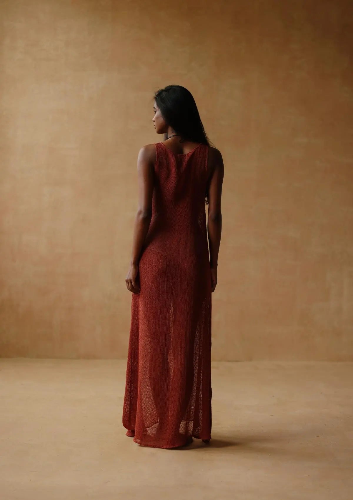 ZOEY MAXI DRESS – BAKED CLAY
