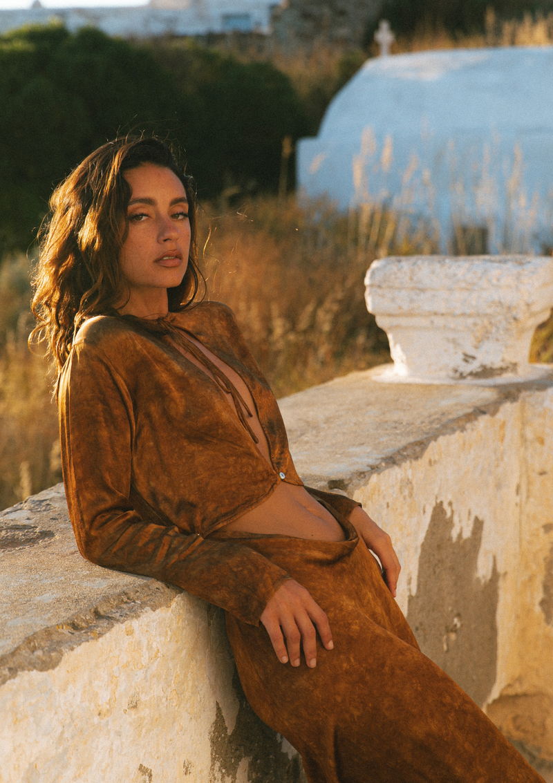 ROMELLE DRESS- GOLDEN