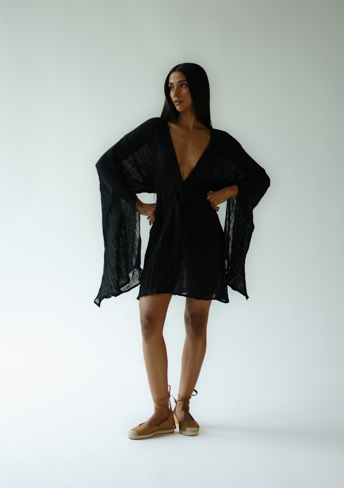 MINIVESTIDO SAYDA - NEGRO