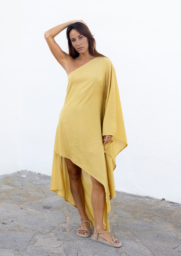 AIKO DRESS- GOLDEN