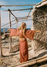 NARAYA DRESS- BAKED CLAY