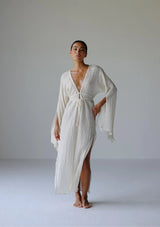 SIA KAFTAN DRESS - NATURAL