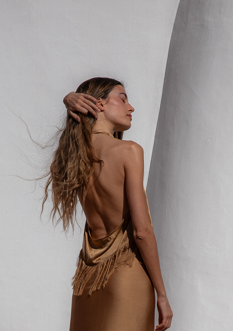 FAYE TOP - GOLDEN BROWN