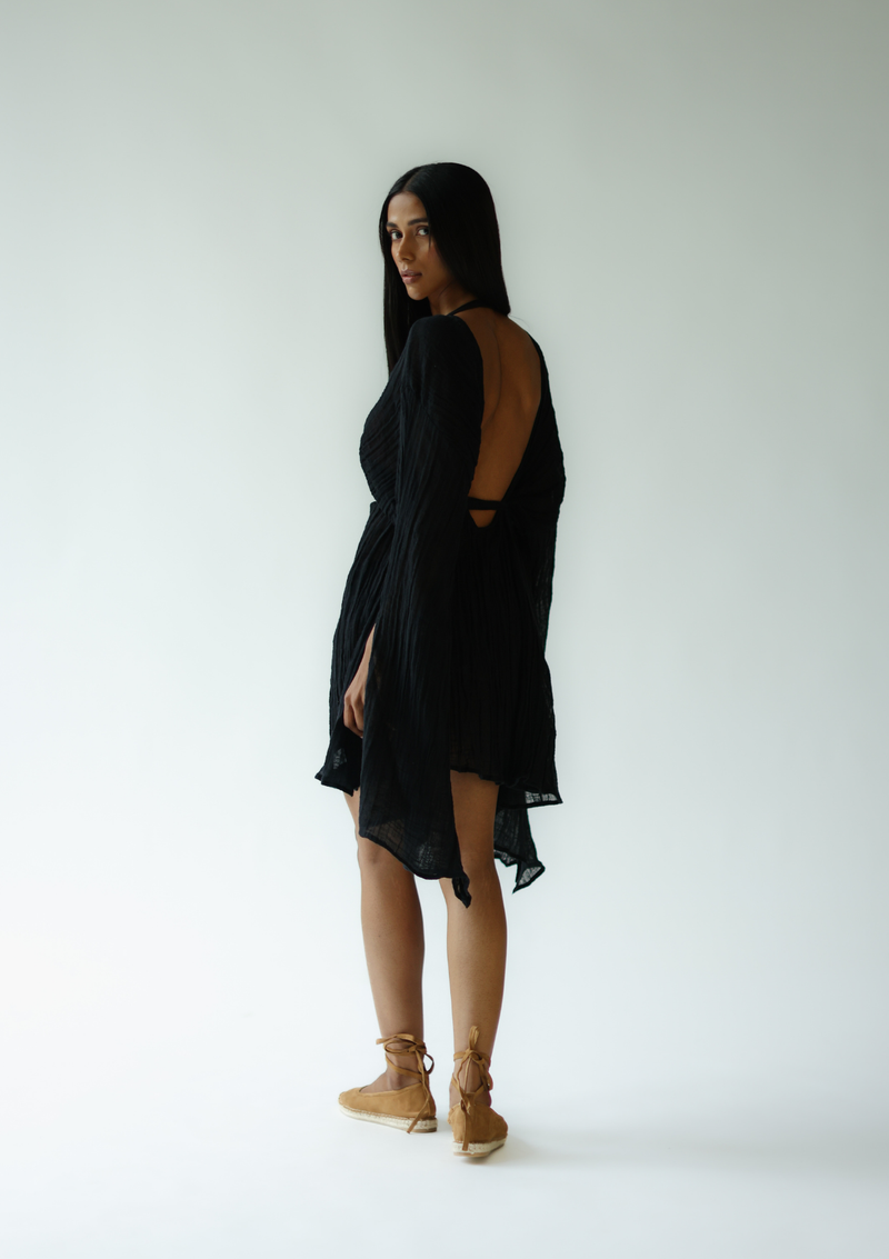 SAYDA MINI DRESS- BLACK