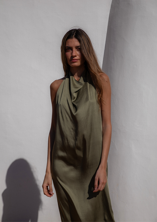 ZARAIA DRESS- OLIVE