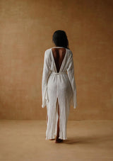 SIA KAFTAN DRESS - NATURAL