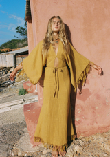 ELARA DRESS- INCA GOLD