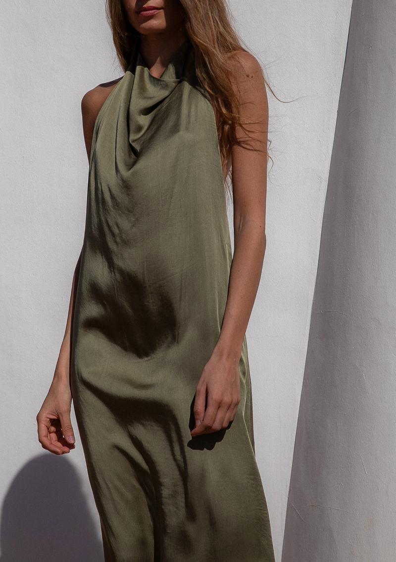 ZARAIA DRESS- OLIVE