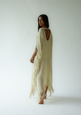 MESH KAFTAN - NATURAL