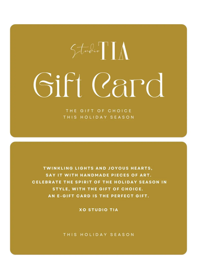 HOLIDAY E-GIFT CARDS