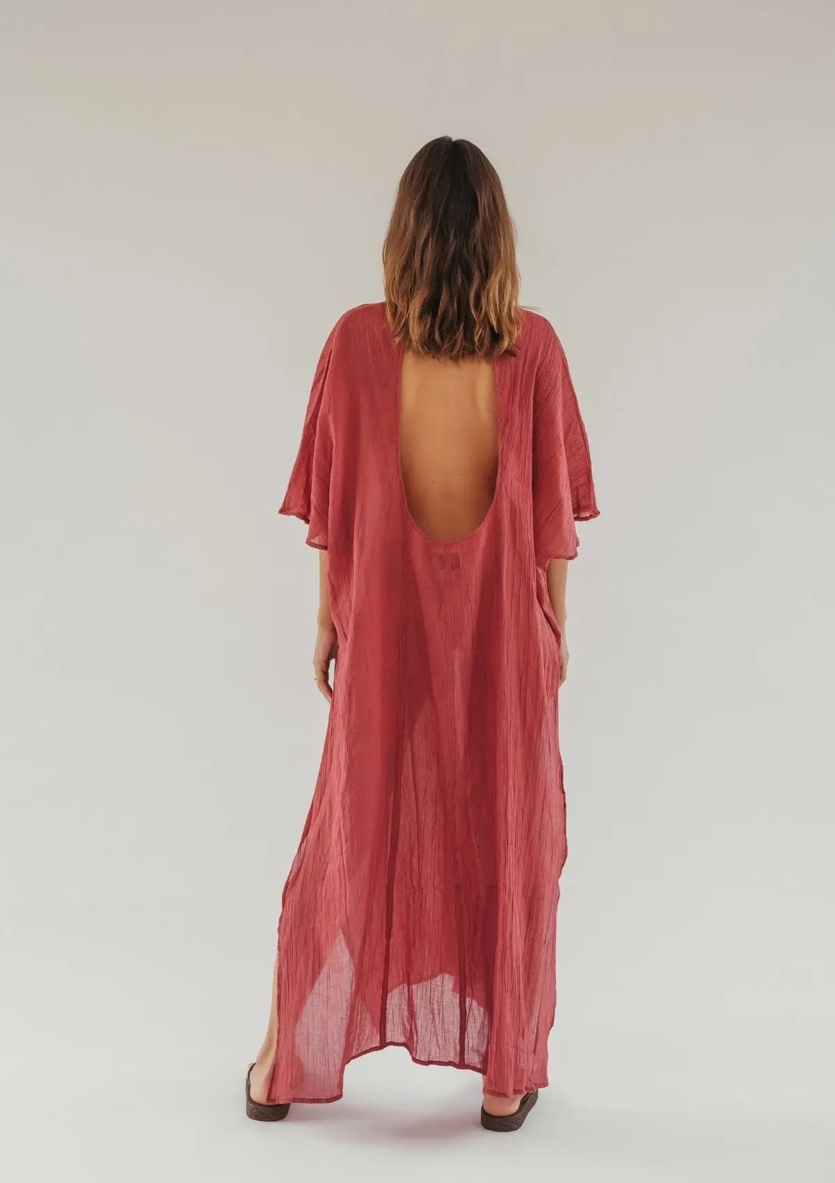 ARIA MAXI KAFTAN - CHILLI OIL - Studio Tia