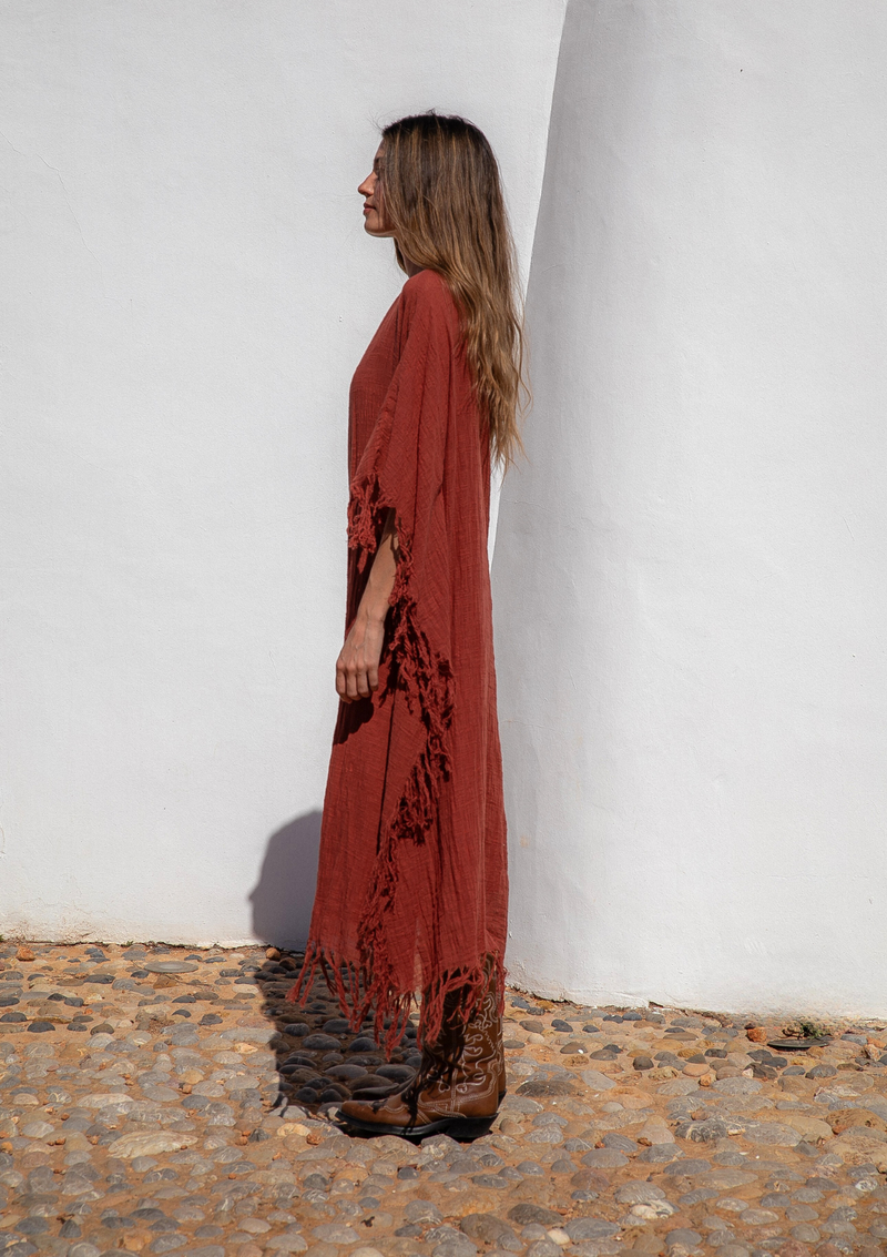 NARAYA DRESS- BAKED CLAY