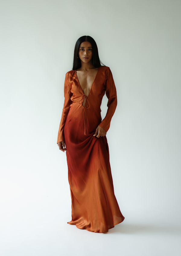 HARLEY MAXI DRESS- COPPER OMBRE