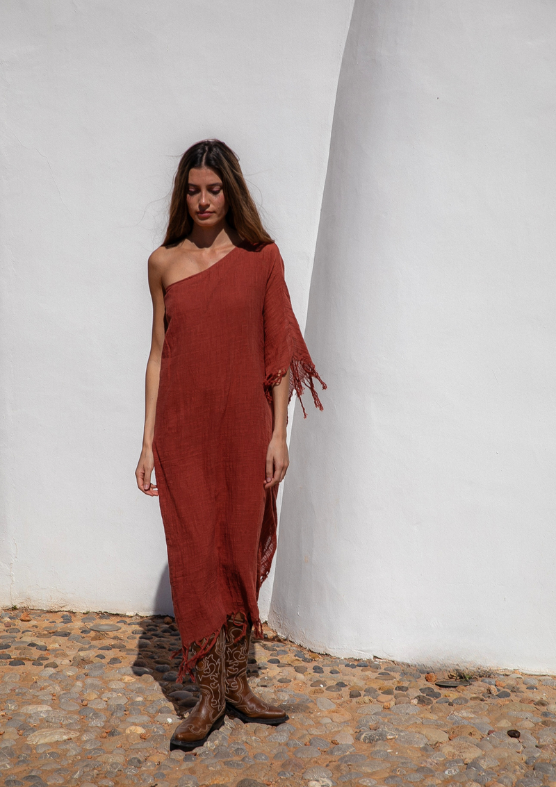 NARAYA DRESS- BAKED CLAY