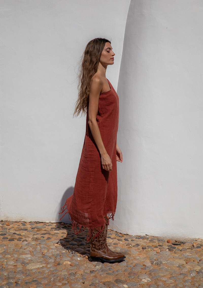 NARAYA DRESS- BAKED CLAY