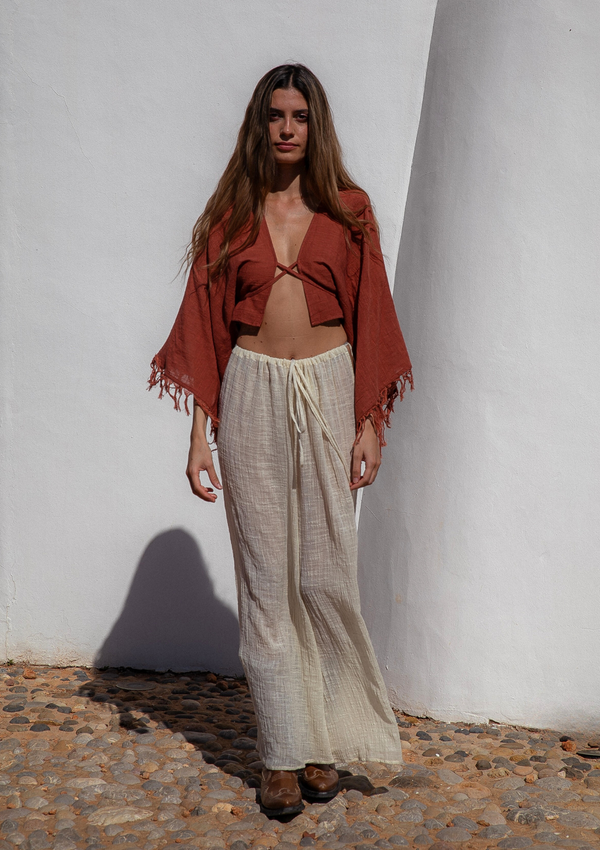SOLEIA TOP- BAKED CLAY