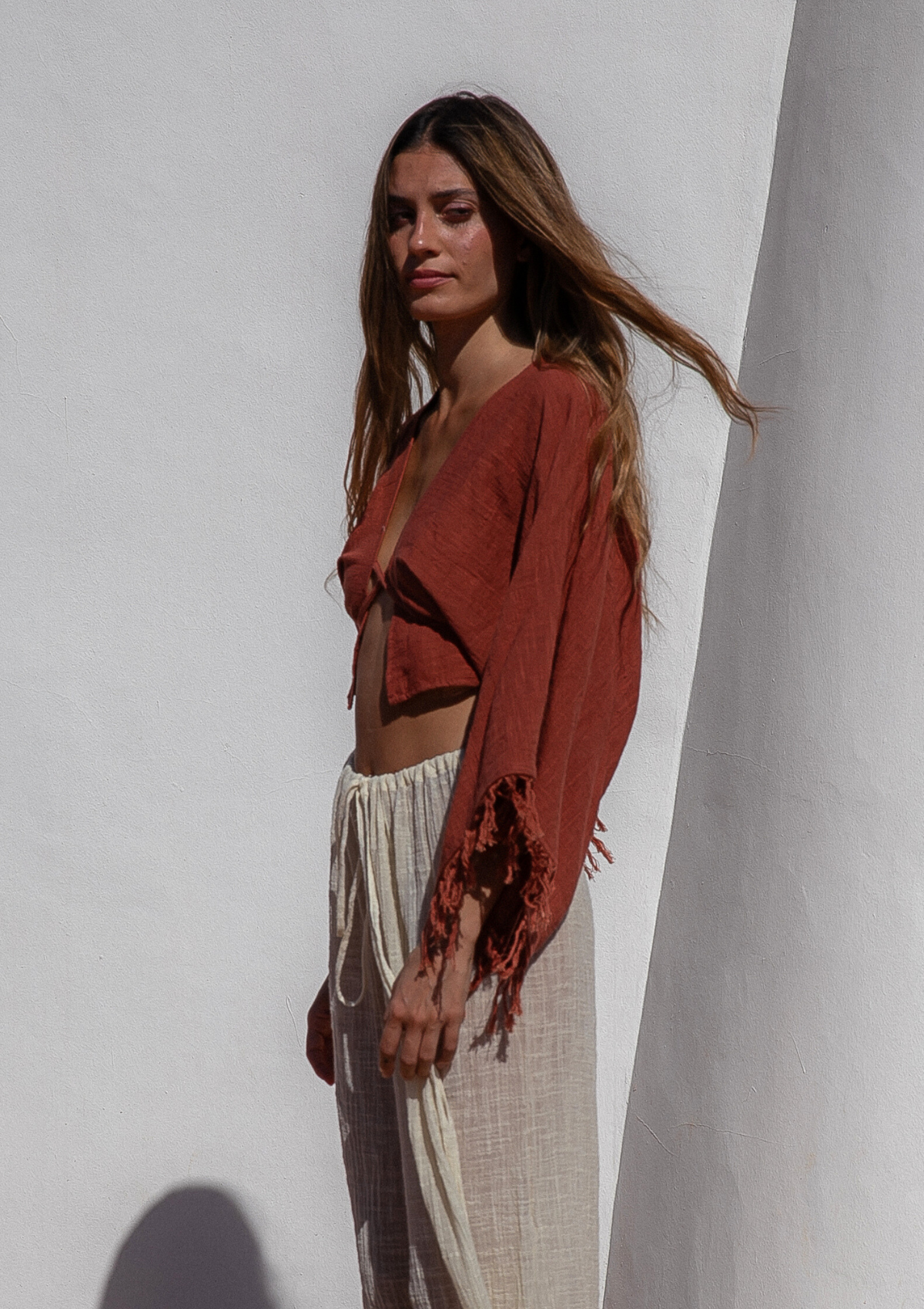 SOLEIA TOP- BAKED CLAY