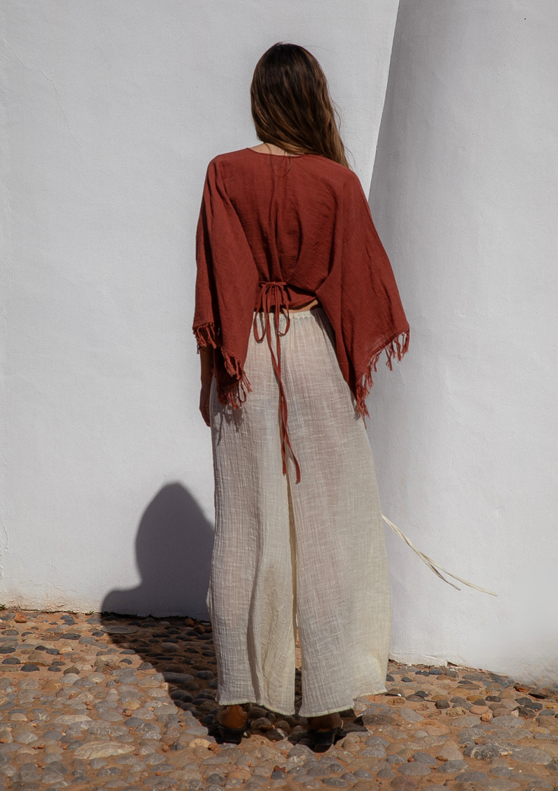 SOLEIA TOP- BAKED CLAY