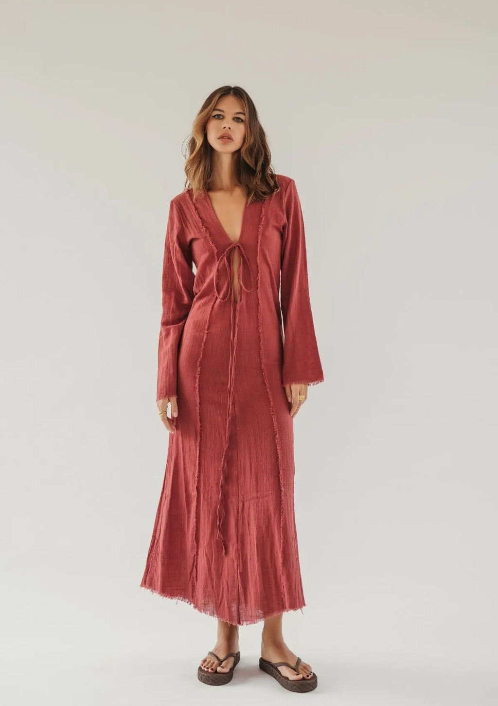 Azeeda Large 'Fishing rod' Adult Dressing Robe/Gown (RO00079207