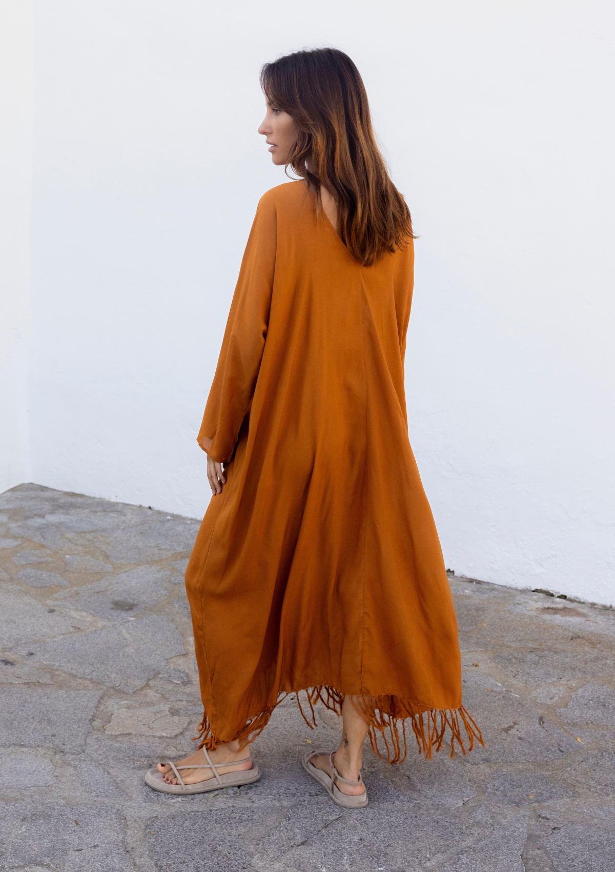 SATORI KAFTAN - GOLD FLAME