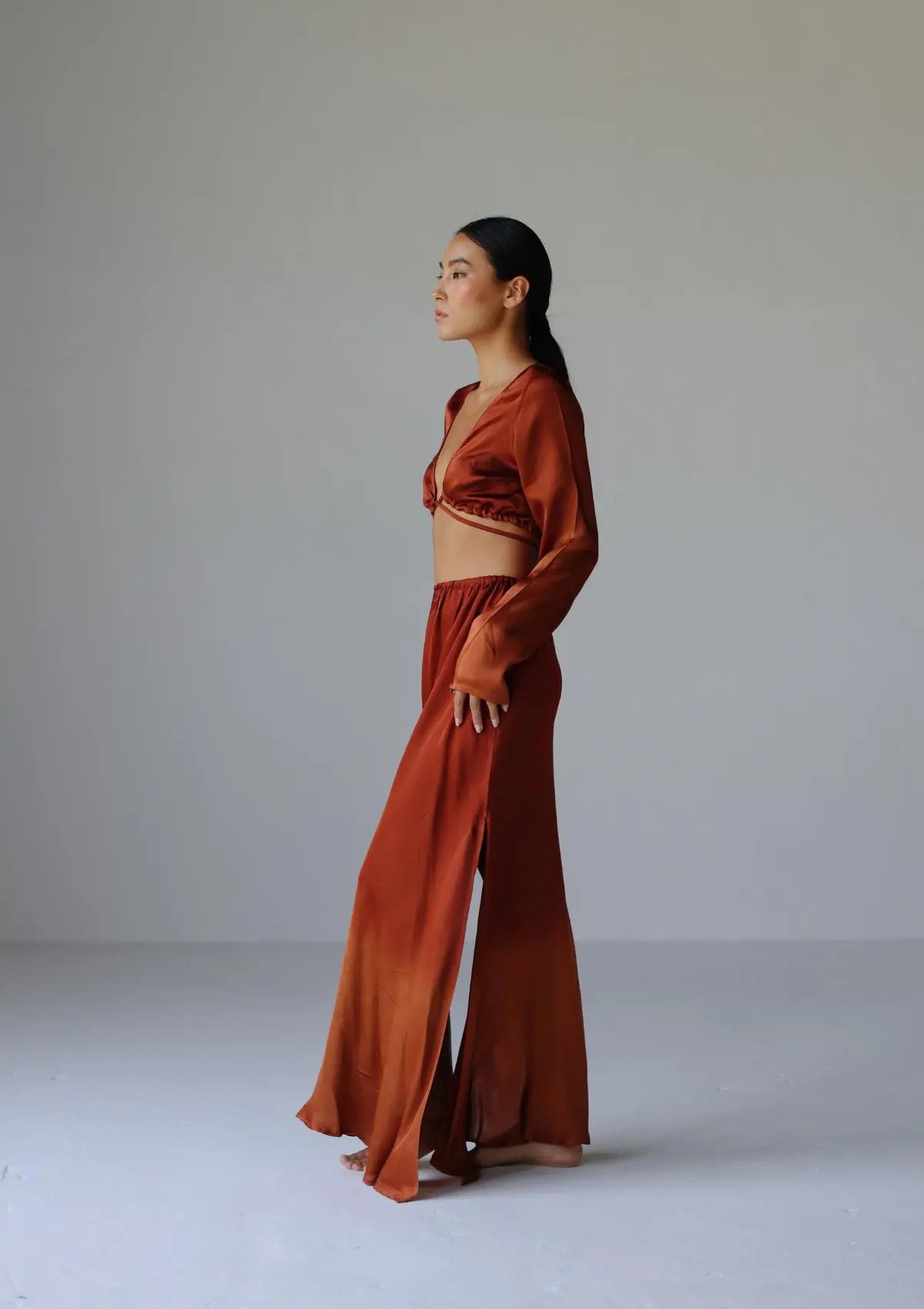 JUNIPER TIE TOP - PICANTE/ KUPFER OMBRE