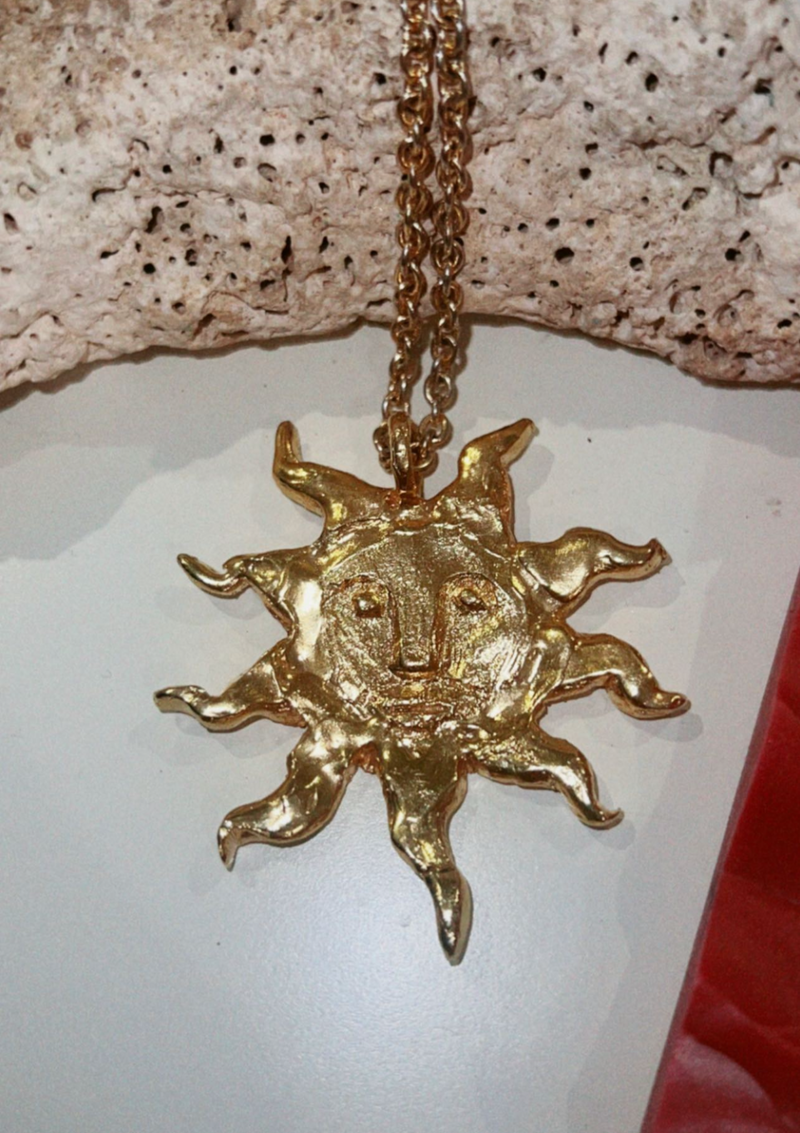 Full Sol Charm -Brass