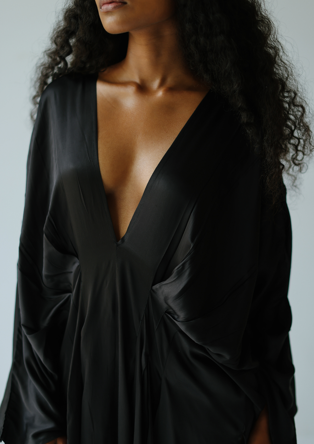 CORA KAFTAN DRESS - BLACK