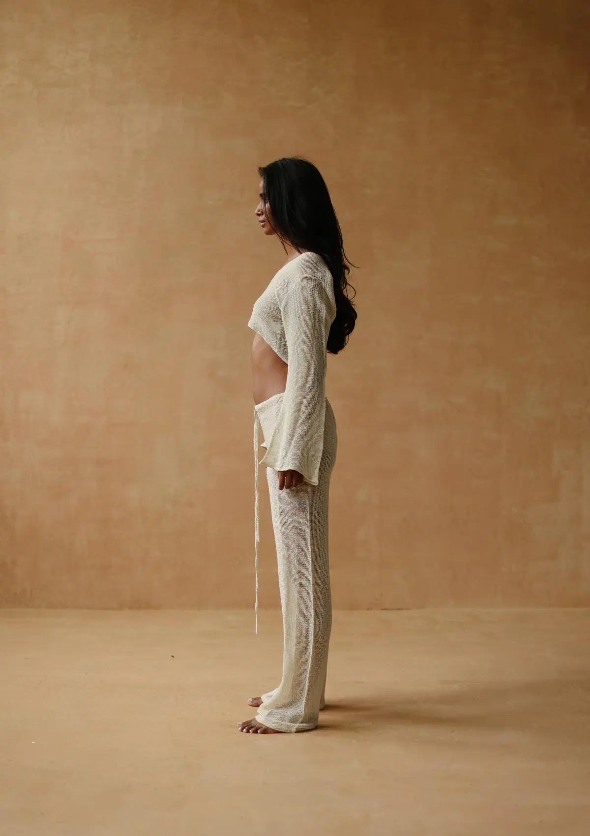 VEDA CROP TOP - NATURAL