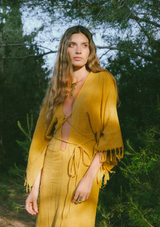 ELARA DRESS- INCA GOLD