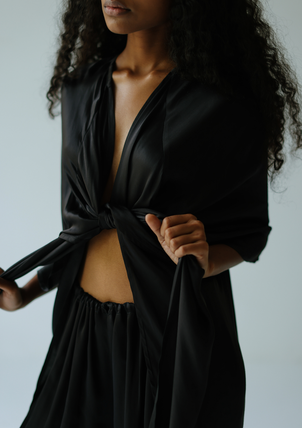 KARLA CAPE - BLACK