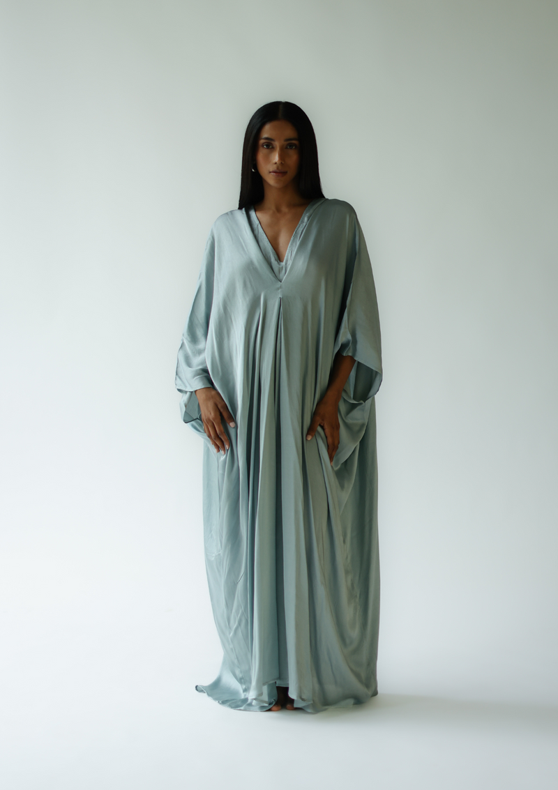 SUDI KAFTAN - SILVER BLUE